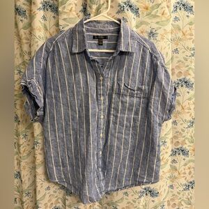 Banana Republic linen button down shirt